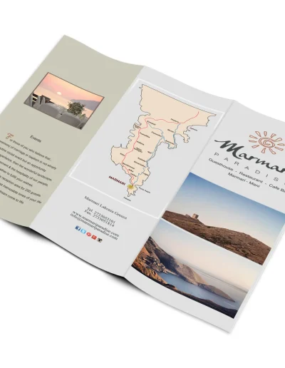 Εκτύπωση διαφημιστικού εντύπου Α4 5000 τεμάχια offset illustration 130gr