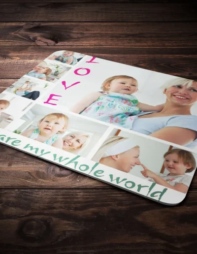 Προσωποποιημένο mousepad με εκτύπωση φωτογραφίας και αντιολισθητική βάση